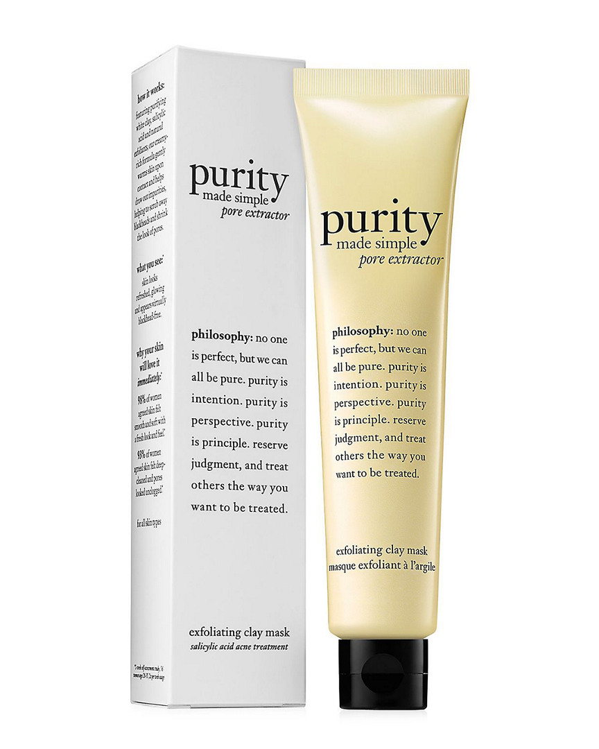 Philosophy 2.5oz Purity Made Simple Pore Extractor Exfoliating Clay Mask