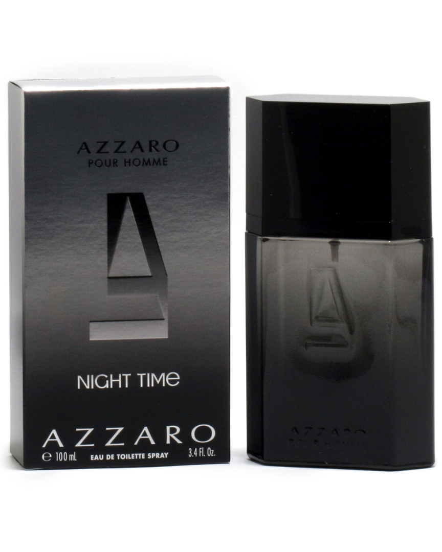 Azzaro Pour Homme Night Time 3.4oz Eau De Toilette Spray