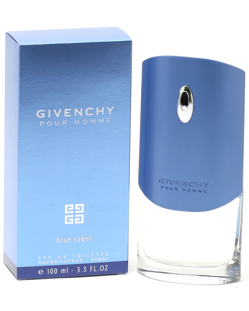 Givenchy Pour Homme Blue Label 3.4oz Eau De Toilette Spray