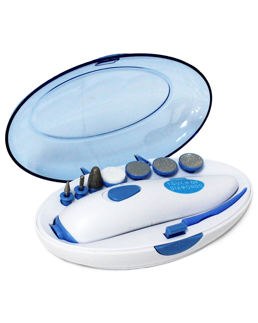 Beautyko Women's Touch Of Diamonds Manicure & Pedicure Set In Transparent