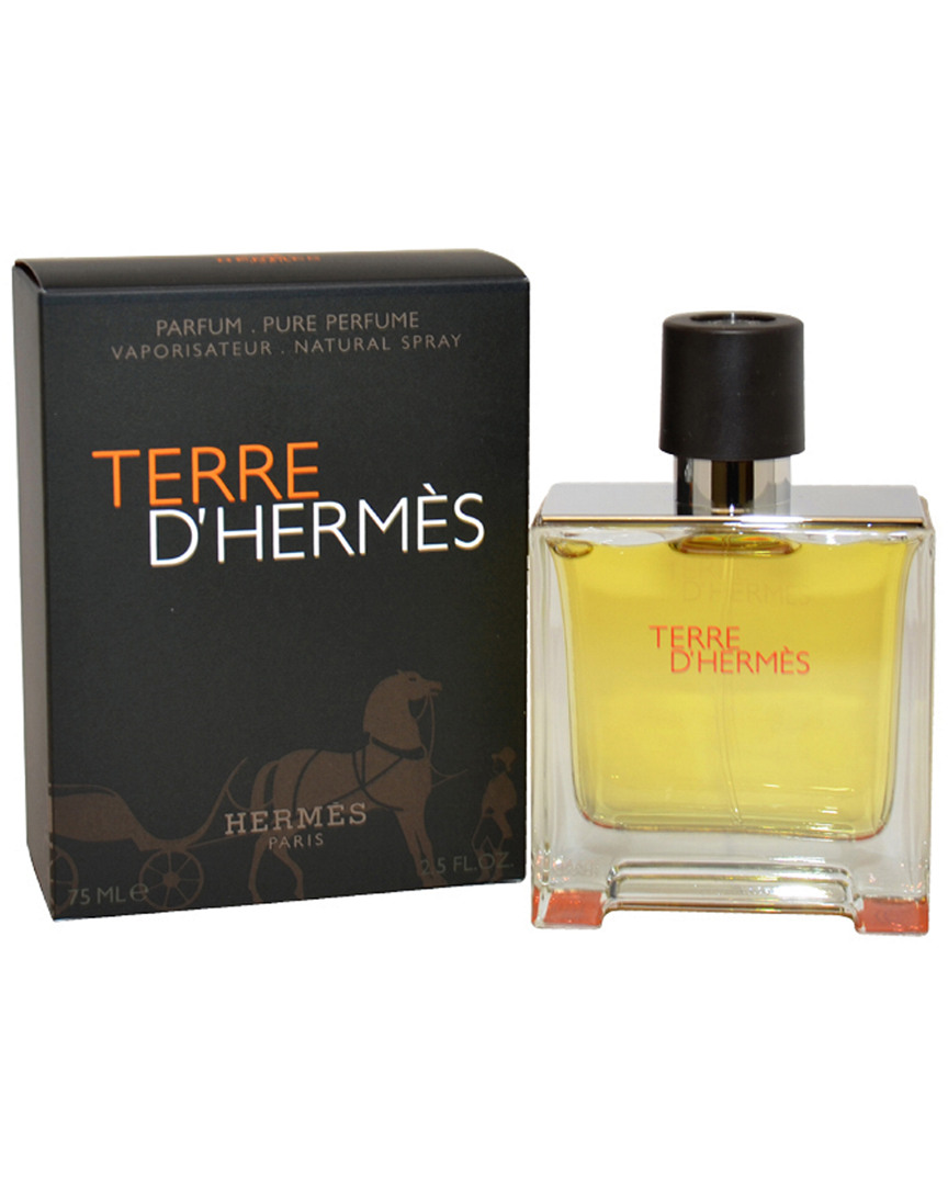 Hermes Hermès Men's Terre D'hermès 2.5oz Pure Eau De Parfum Spray