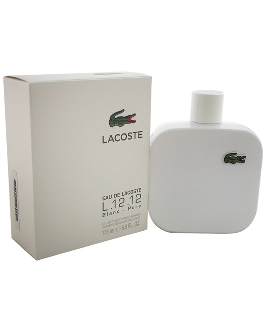 Lacoste Men's 5.9oz L.12.12 Blanc Eau De Toilette Spray