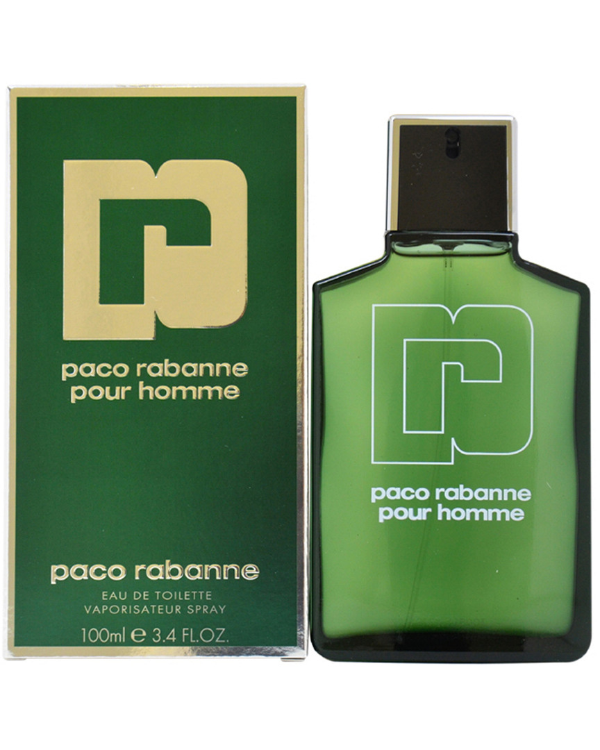 Rabanne Paco  Men's 3.4oz Pour Homme Eau De Toilette Spray