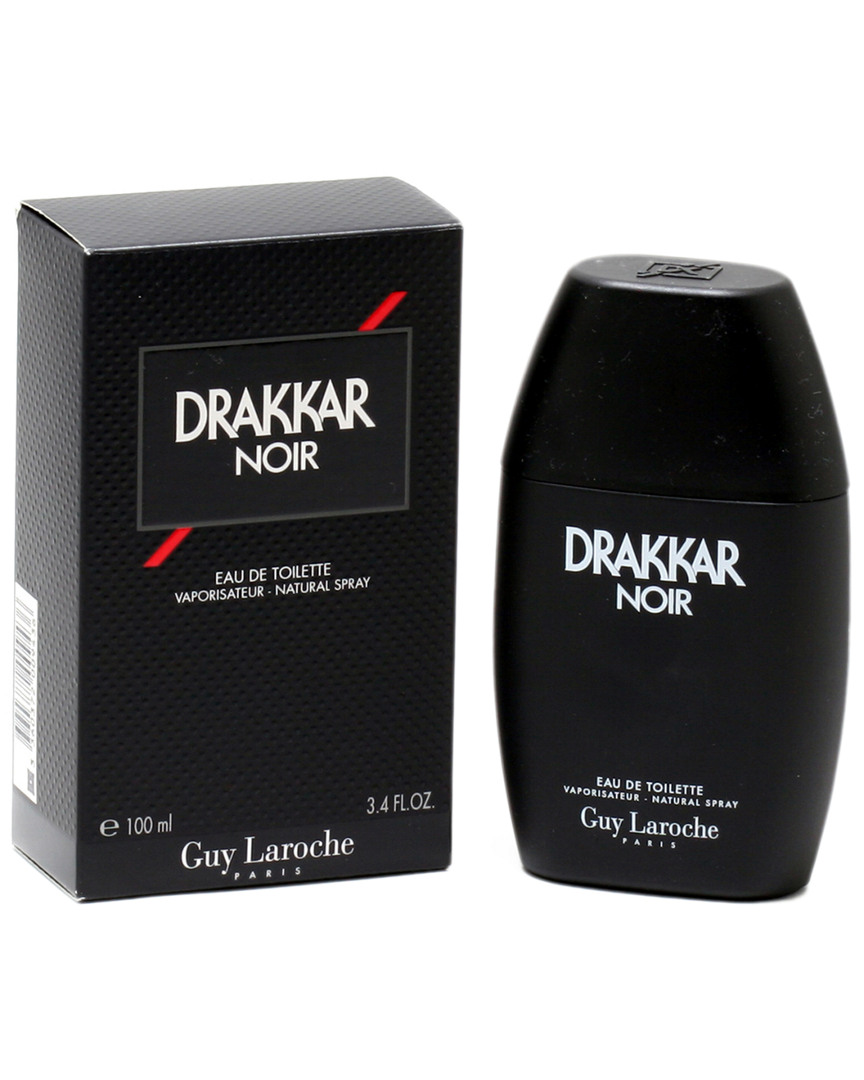 Guy Laroche Drakkar Noir Men's By  3.4oz Eau De Toilette Spray In Multicolor