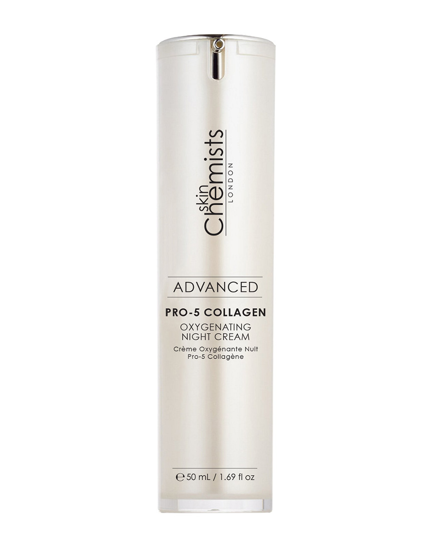 Skin Chemists Sc Advanced Pro-5 Collagen Oxygenating Night Cream 50ml In White