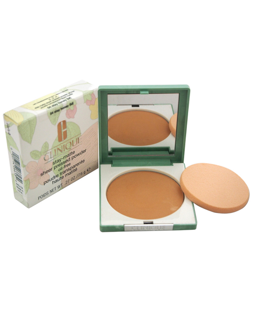 Clinique Women's .27oz #04 Stay Honey Stay-matte Sheer Pressed Powder