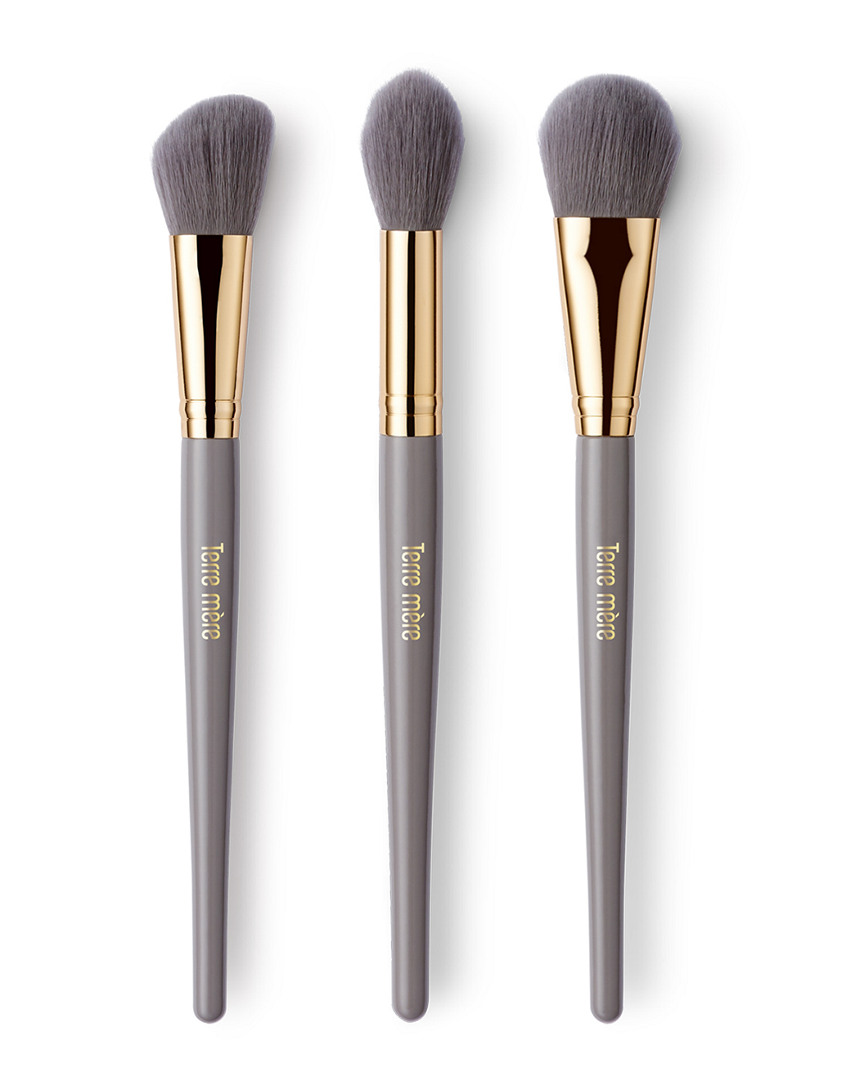 Terre Mere Cosmetics 3pc Cheek Professional Brush Set