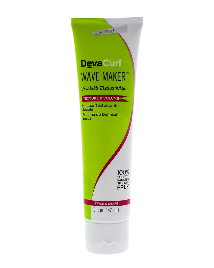 Devacurl Wave Maker Texture And Volume 5oz Mousse In Transparent
