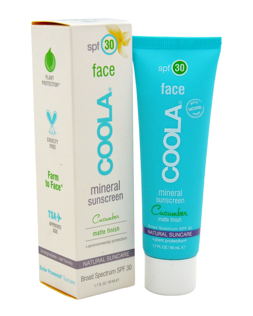 Coola 1.7oz Cucumber Mineral Face Sunscreen Matte Finish Spf 30 In Nocolor