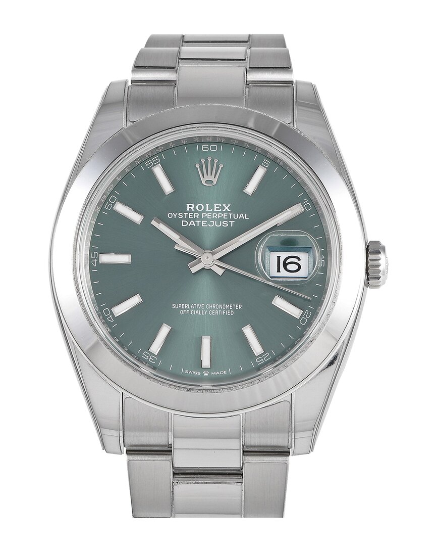 Heritage Rolex Rolex Men's Datejust Watch, Circa 2023 (authentic ) In Metallic