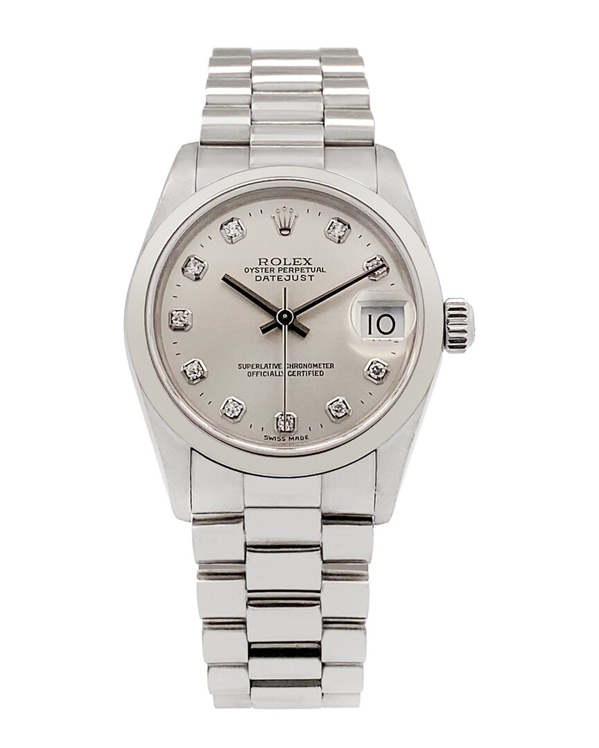 Heritage Rolex Rolex Midsize President Diamond Watch, Circa 1990s ()
