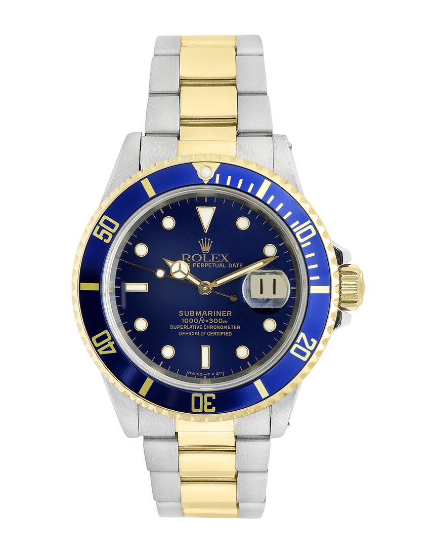 Heritage Rolex Rolex Men's Submariner Watch, Circa 1990s (authentic ) In Metallic