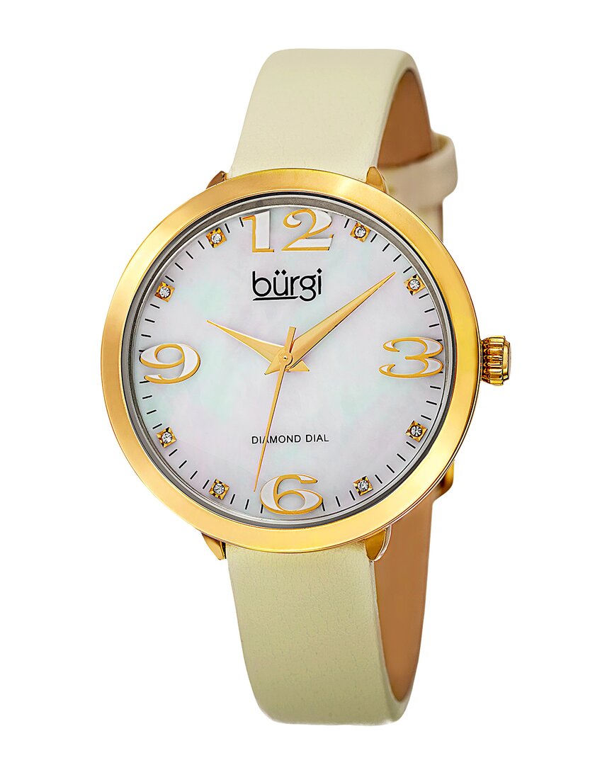 Burgi Women's Diamond Watch