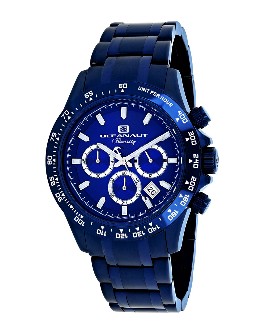 Oceanaut Biarritz Chronograph Quartz Blue Dial Men's Watch Oc6117