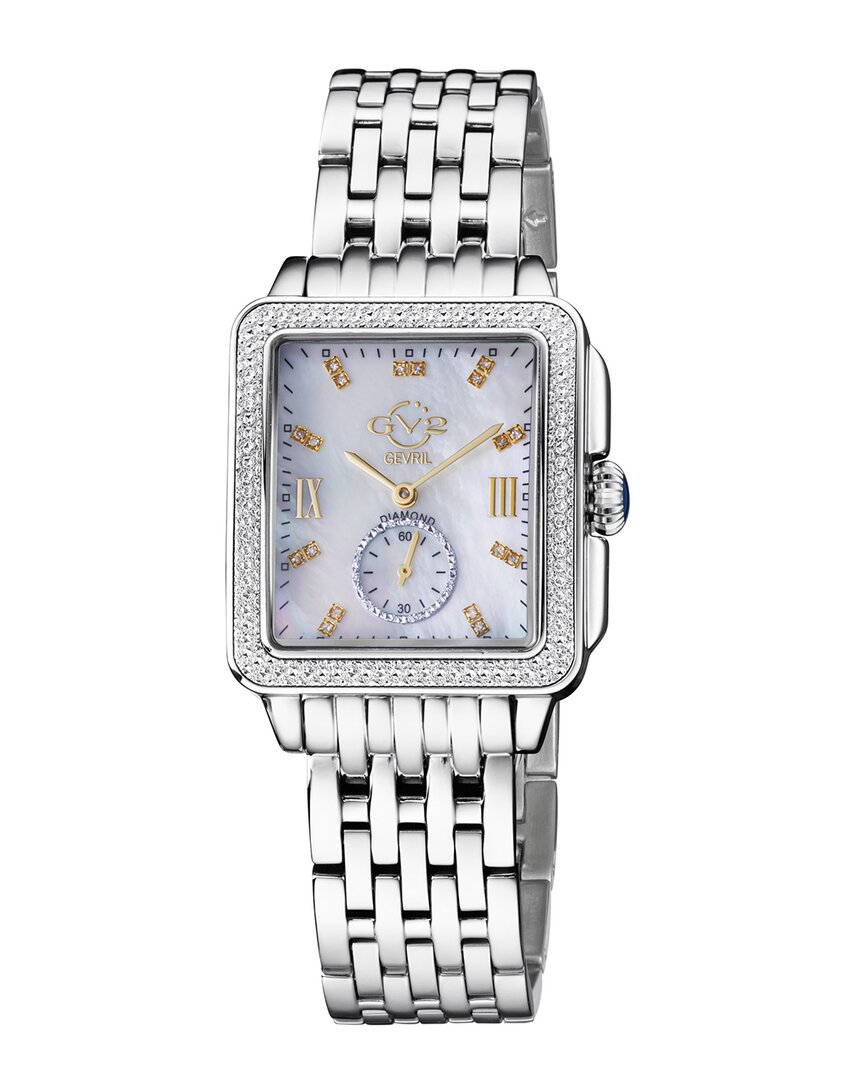 Gv2 Women's Bari Tortoise Diamond Watch