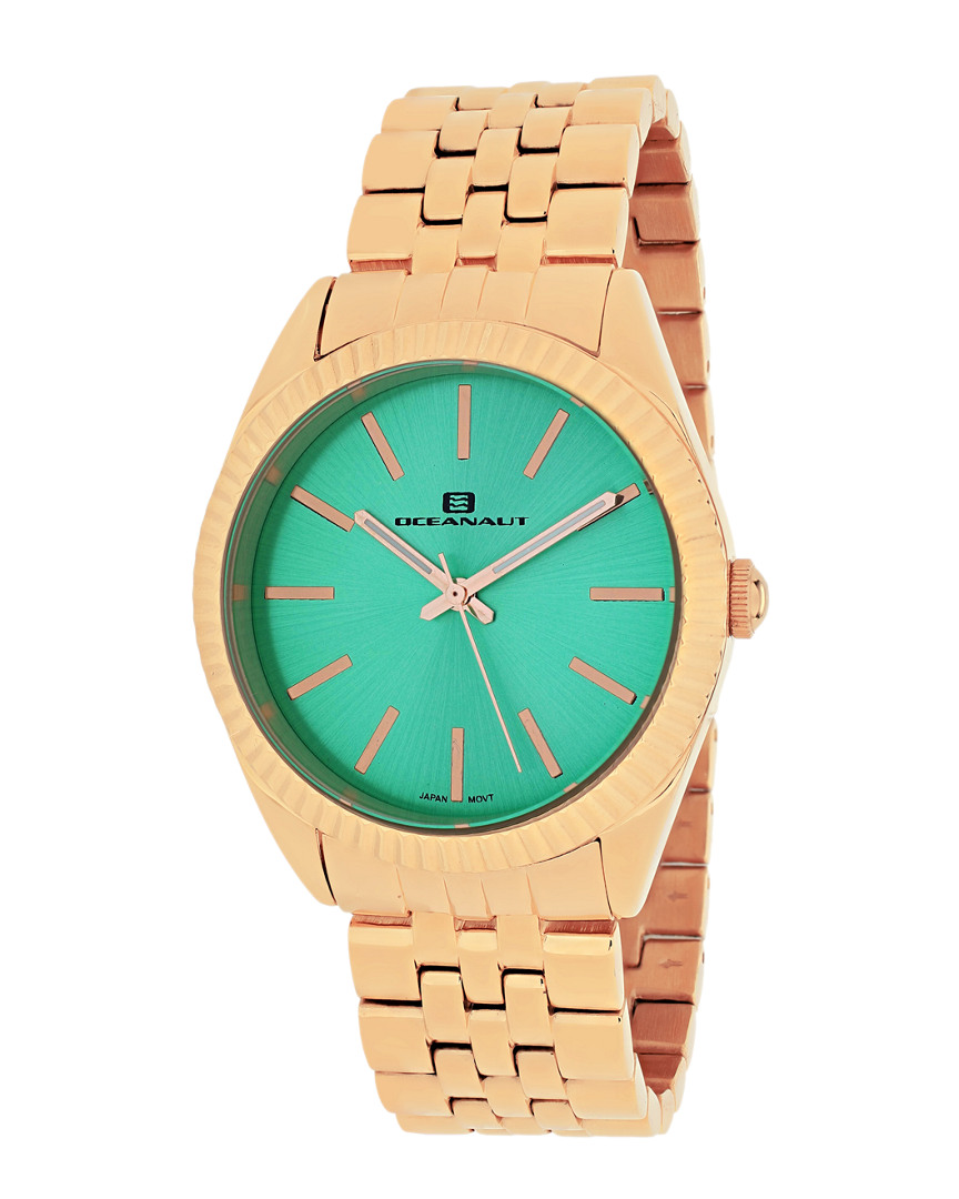 Oceanaut Chique Quartz Green Dial Ladies Watch Oc7412