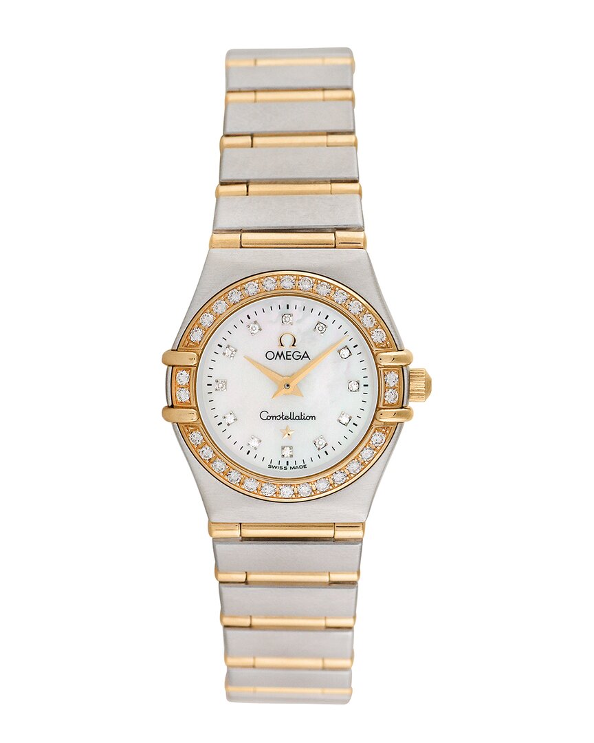 Omega Women's Constellation Diamond Watch, Circa 1990s (authentic )