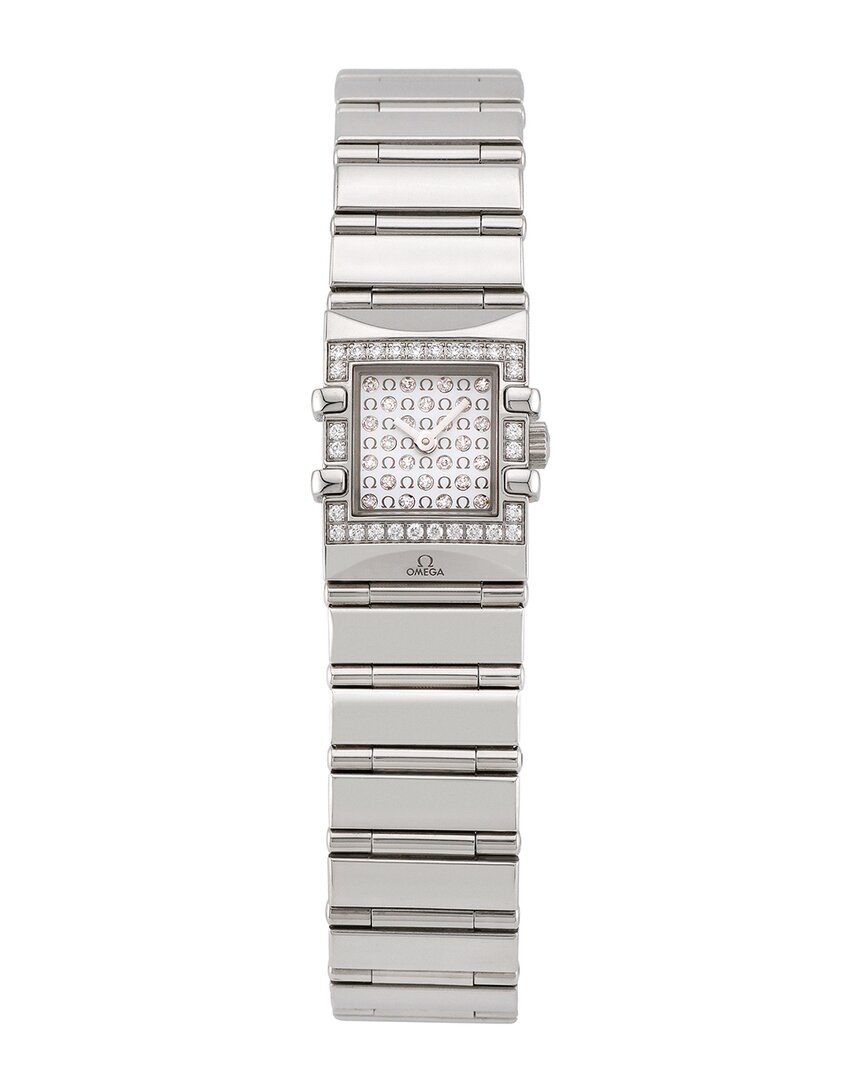Omega Women's Constellation Diamond Watch, Circa 1990s (authentic )