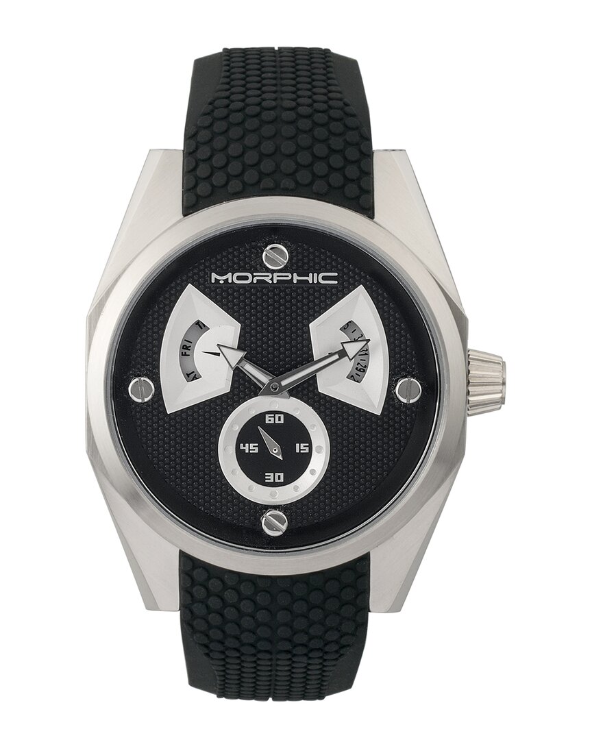 Morphic Watches M34 Series Men's Watch With Day/date In Black
