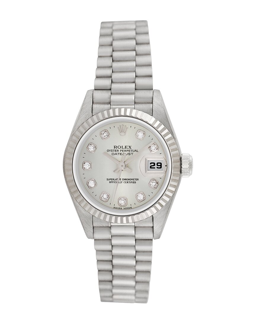 Heritage Rolex Rolex Women's President Diamond Watch, Circa 2000s ()