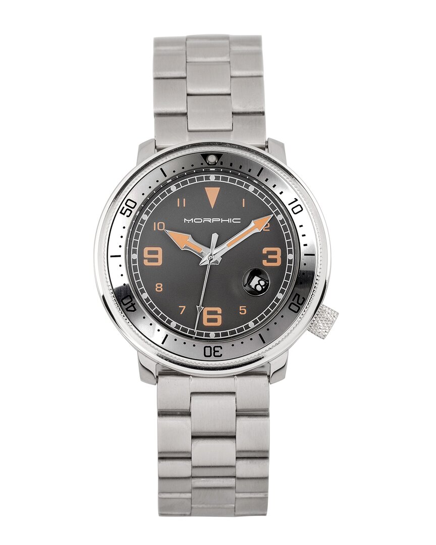 Morphic M74 Series Bracelet Watch W/magnified Date Display