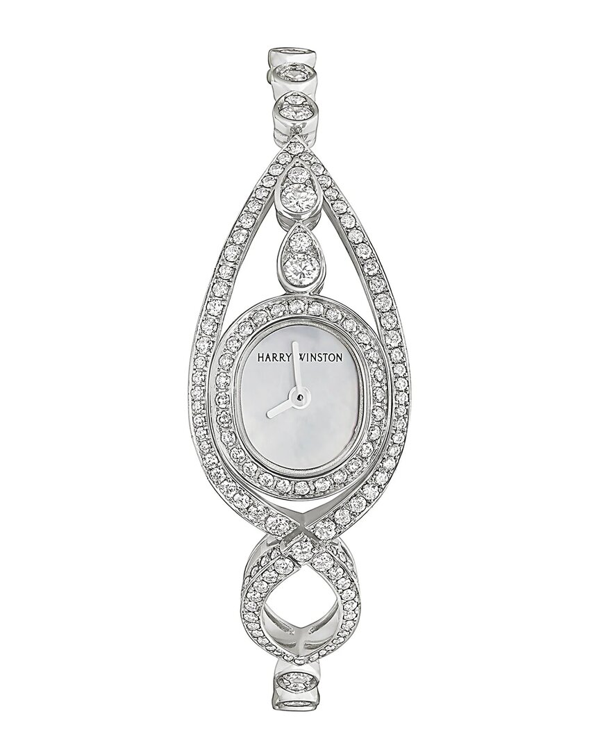 HARRY WINSTON HARRY WINSTON 18K 3.96 CT. TW. DIAMOND LOOP WATCH (AUTHENTIC PRE-LOVED)