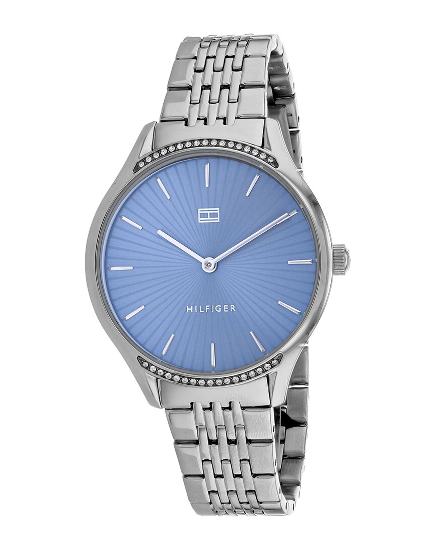 Tommy Hilfiger Gray Quartz Blue Dial Ladies Watch 1782210
