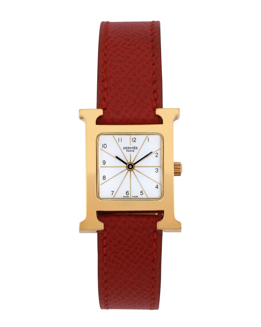 Pre-owned Hermes Hermès Women's Heure H Watch (authentic Pre-loved)