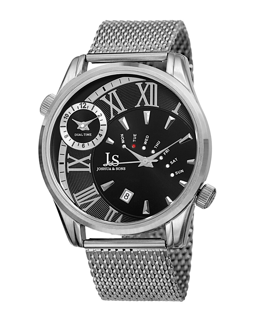 Joshua And Sons Joshua & Sons Men's Stainless Steel Watch