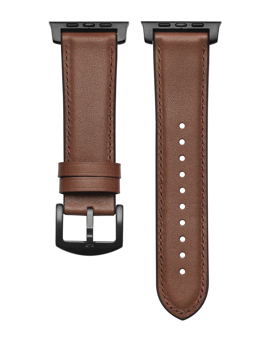 Shop Posh Tech Unisex Leather Band For Apple Watch