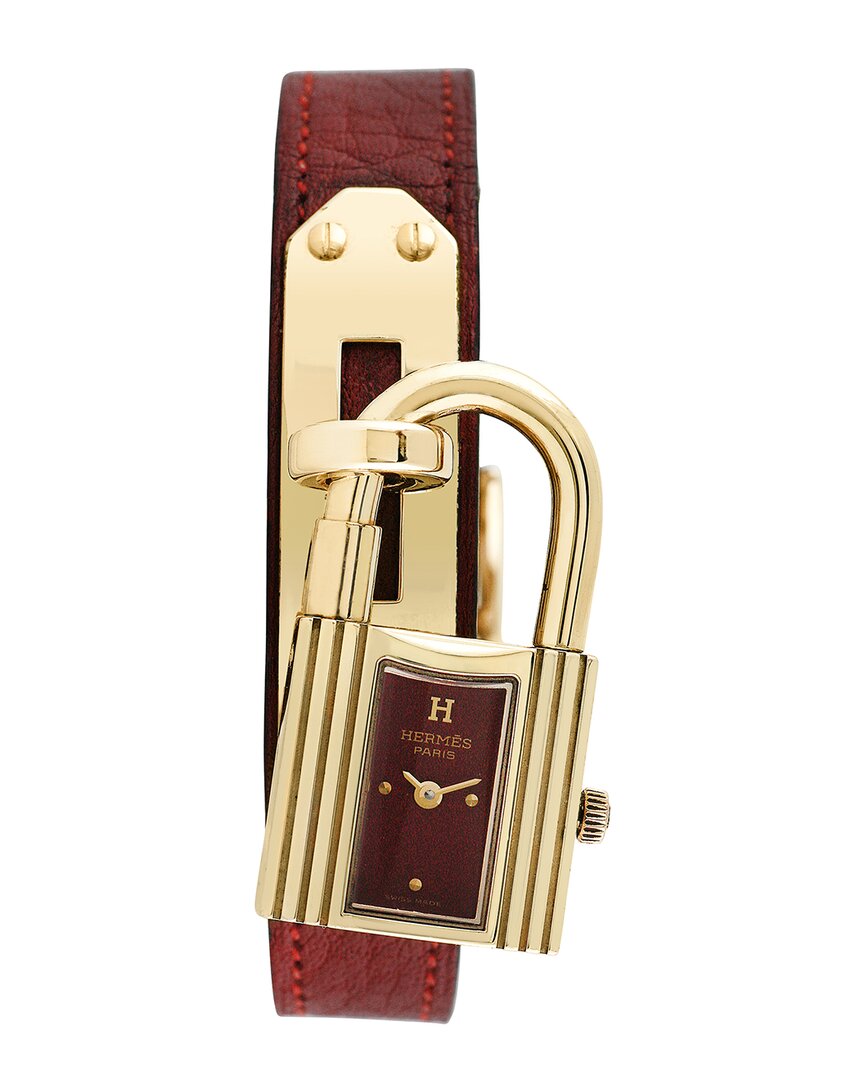 Pre-owned Hermes Hermès Women's Kelly Lock Watch, Circa 2000's (authentic )