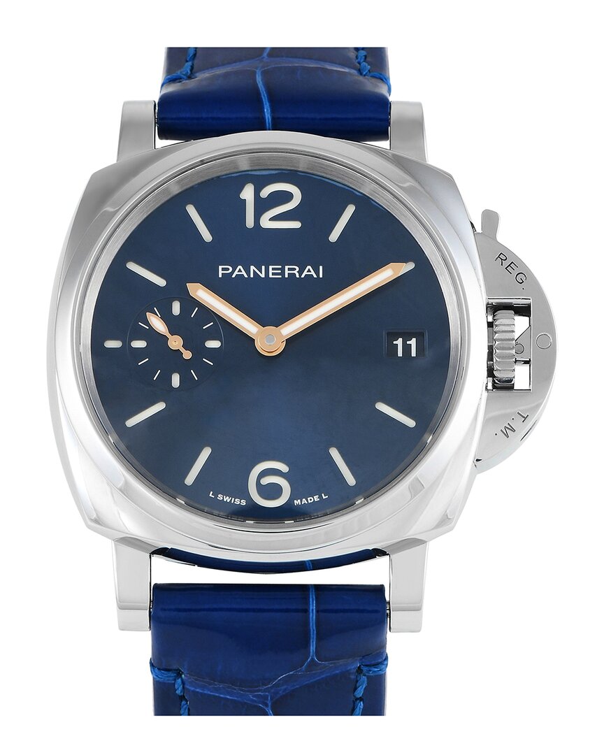 Officine Panerai Unisex Luminor Watch (authentic )
