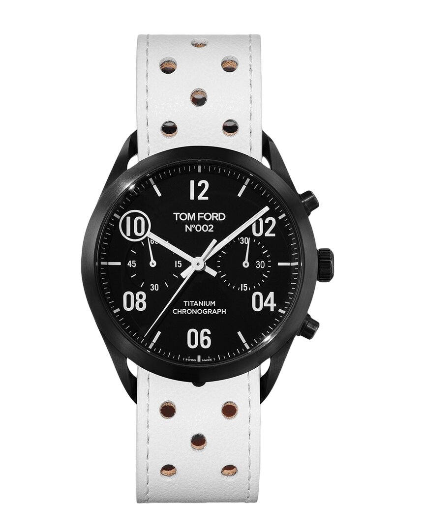 Tom Ford Unisex 002 Auto Watch In White
