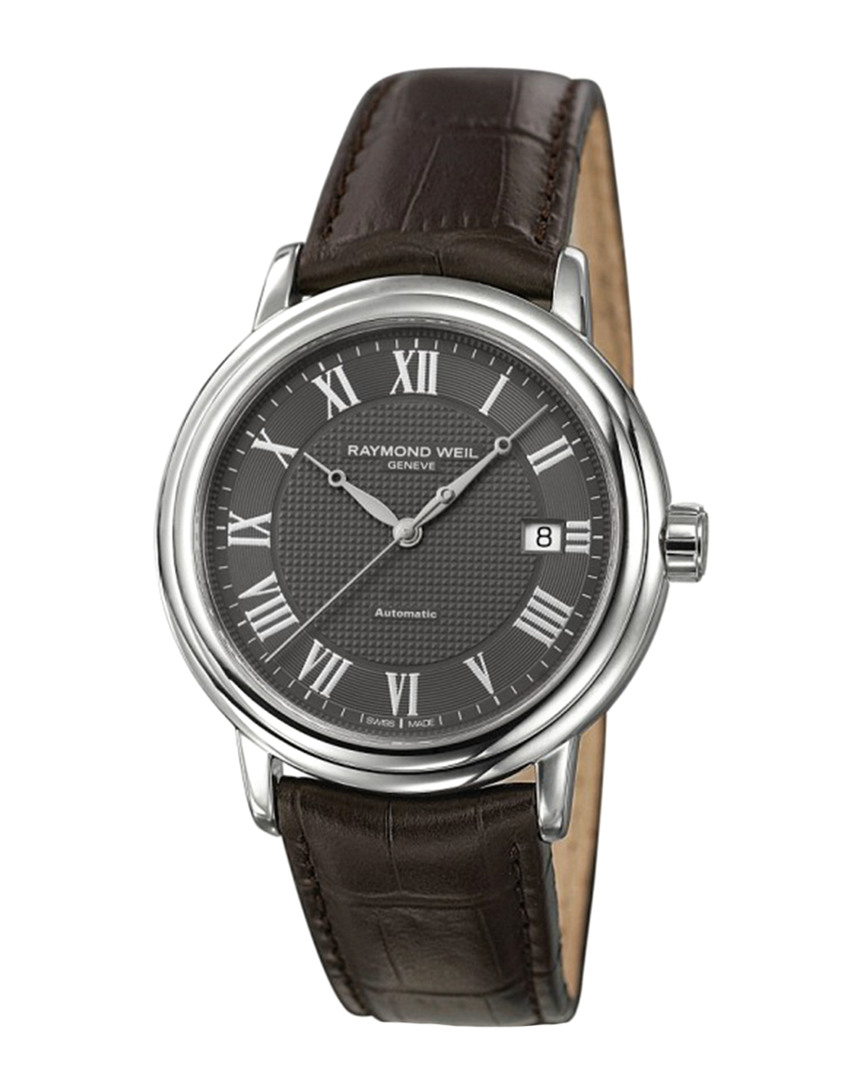 Raymond Weil Men's Maestro Watch In Brown
