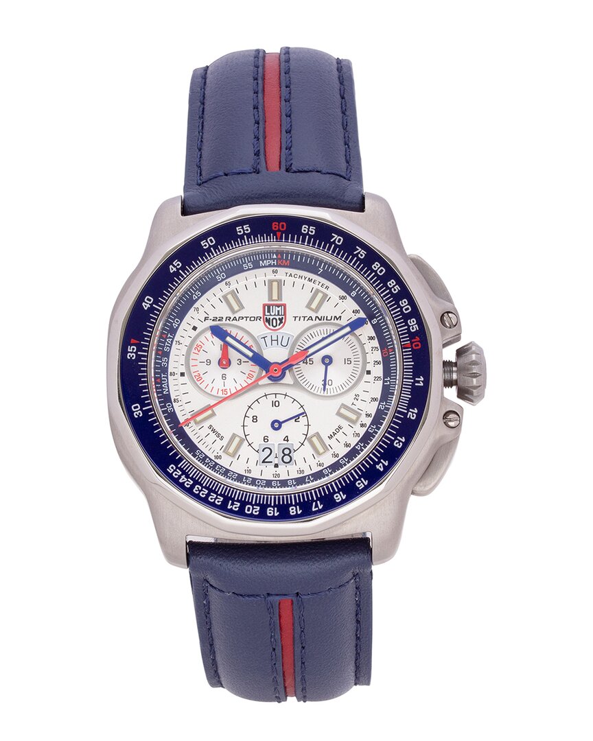 Luminox Men's F-22 Raptor Silver Dial Watch