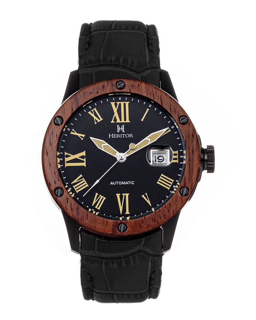 Heritor Automatic Men's Everest Watch In Black