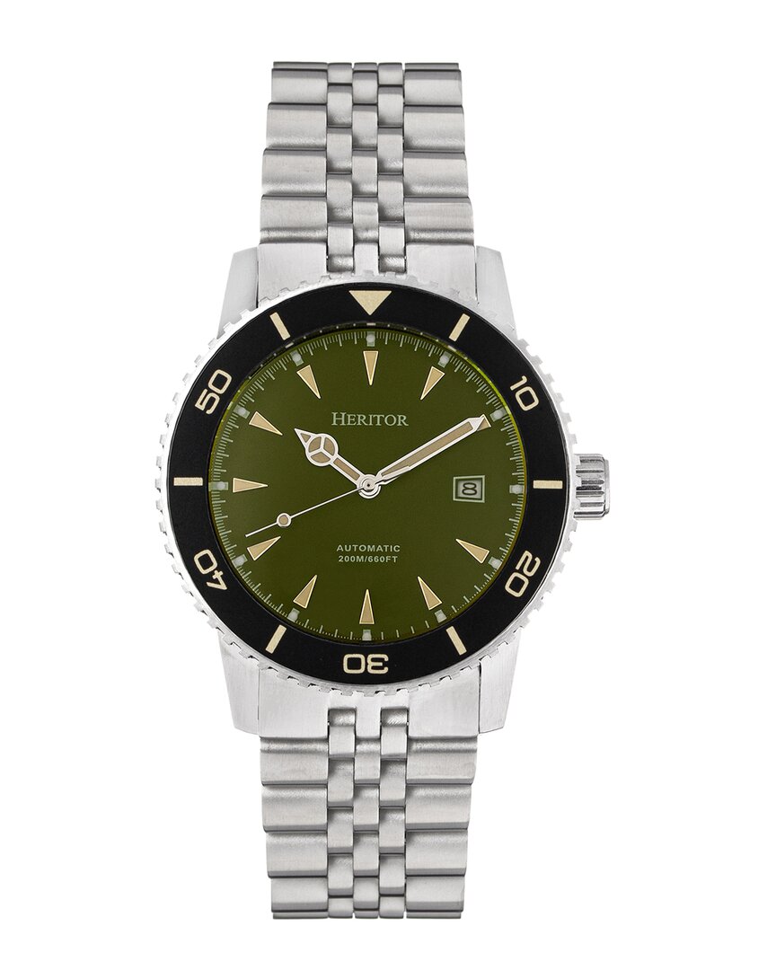 Heritor Automatic Hurst Bracelet Watch In Green