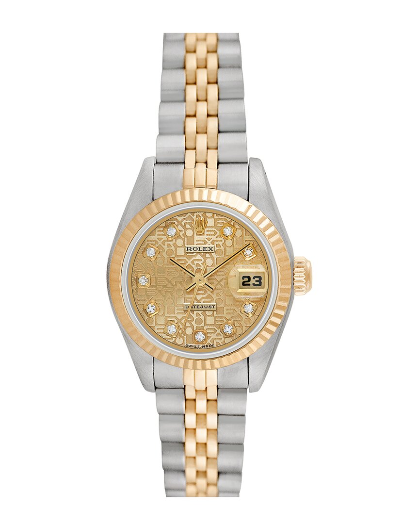 Heritage Rolex Rolex Women's Datejust Watch, Circa 2000's ()