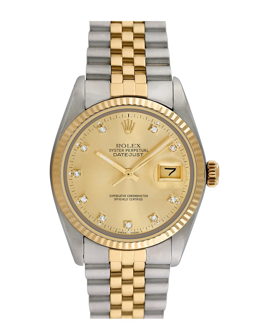 Heritage Rolex Rolex Men's Datejust Watch, Circa 1980's ()