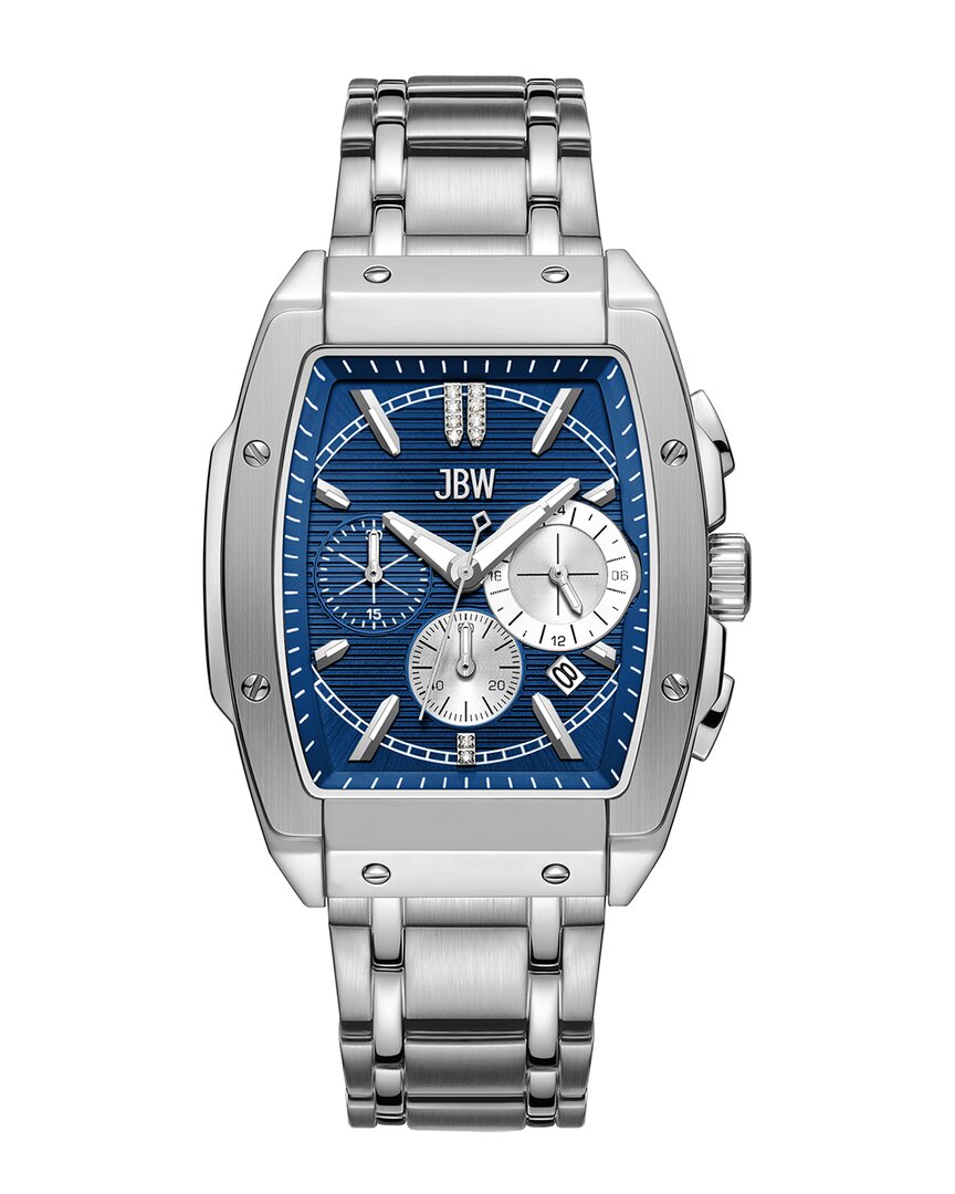 Jbw Men's Echelon Diamond Gold-plated Stainless-steel Watch