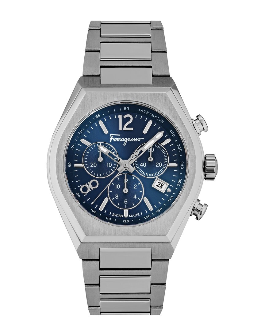Ferragamo Tonneau Chrono Bracelet Watch