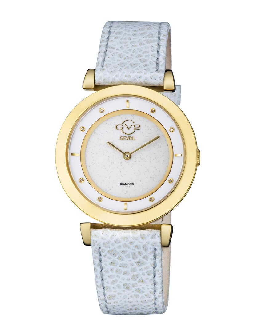 Shop Gv2 Women's Lombardy Diamond Swiss Watch