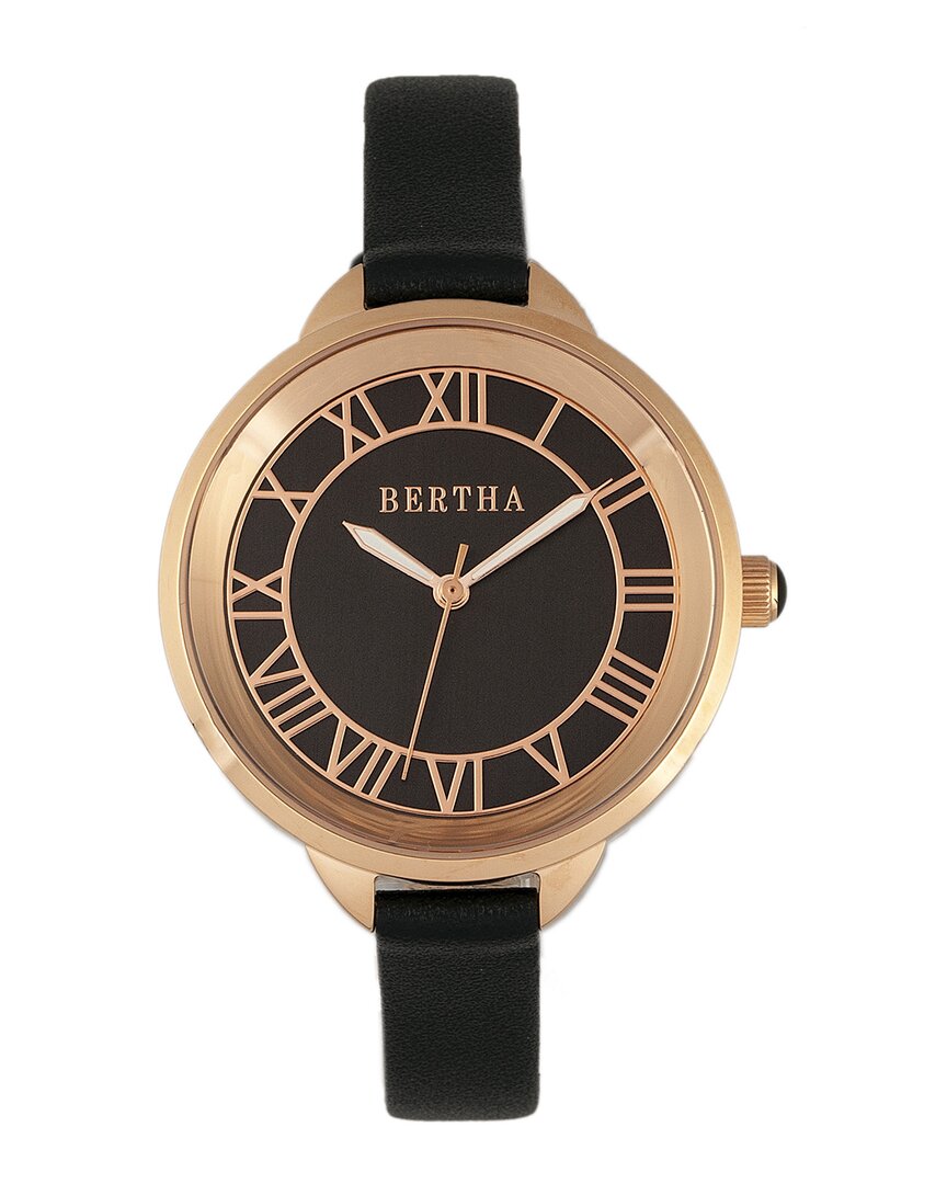 Bertha Women's Madison Watch In Black