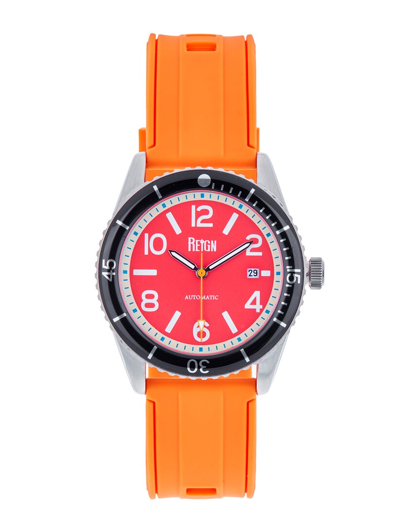 Reign Gage Red Dial Men's Watch Reirn6602 In Red   / Orange / Silver