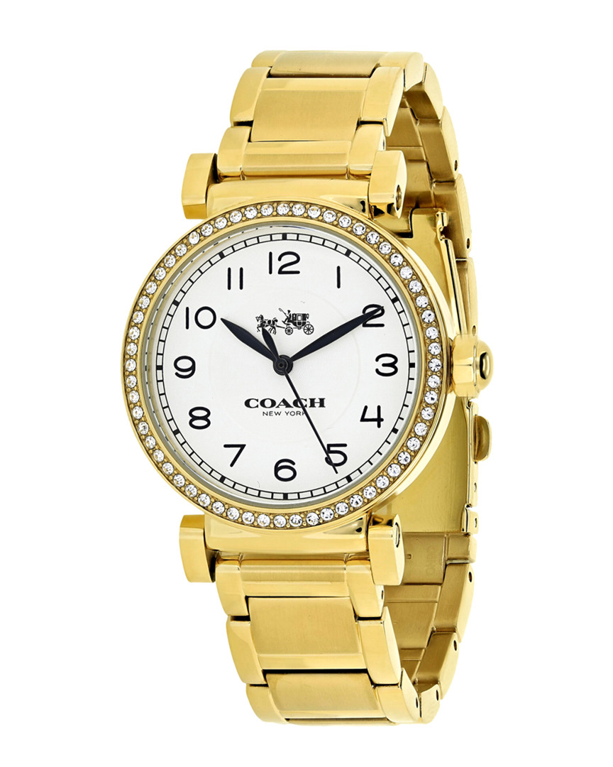 Coach Women's Madison Watch In Gold