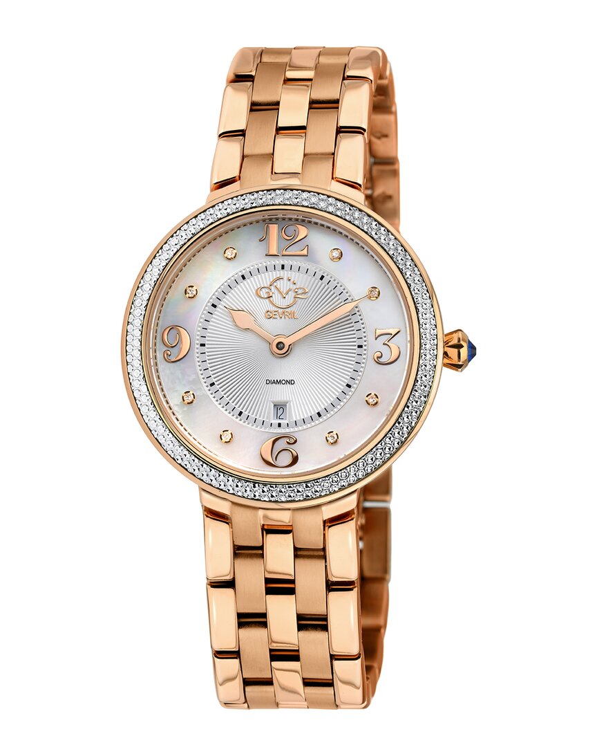 Shop Gv2 Verona Womens Diamond Swiss Watch