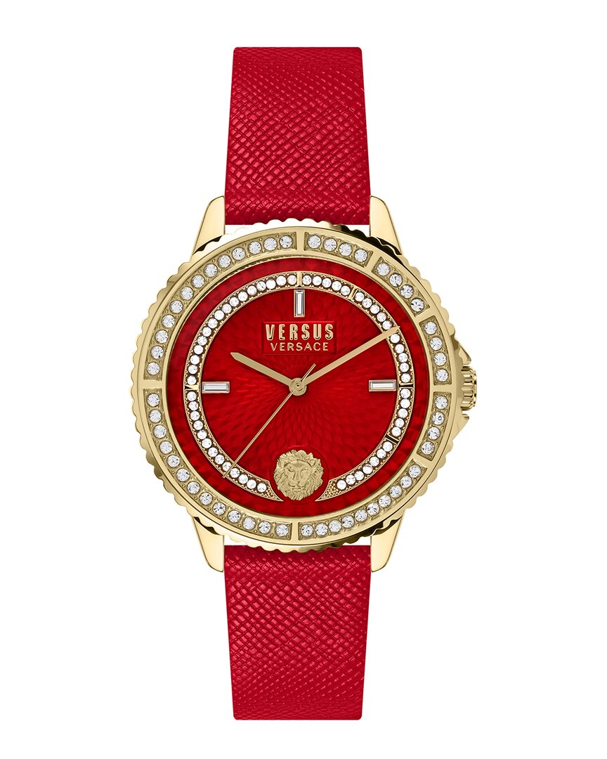 Shop Versus By Versace Women's Montorgueil Crystal Watch