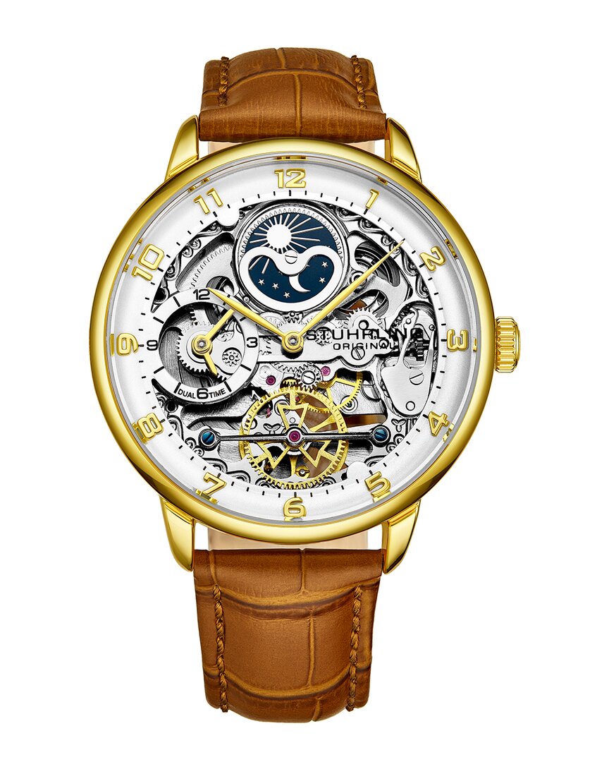 Stuhrling Original Men's Legacy Watch In Brown