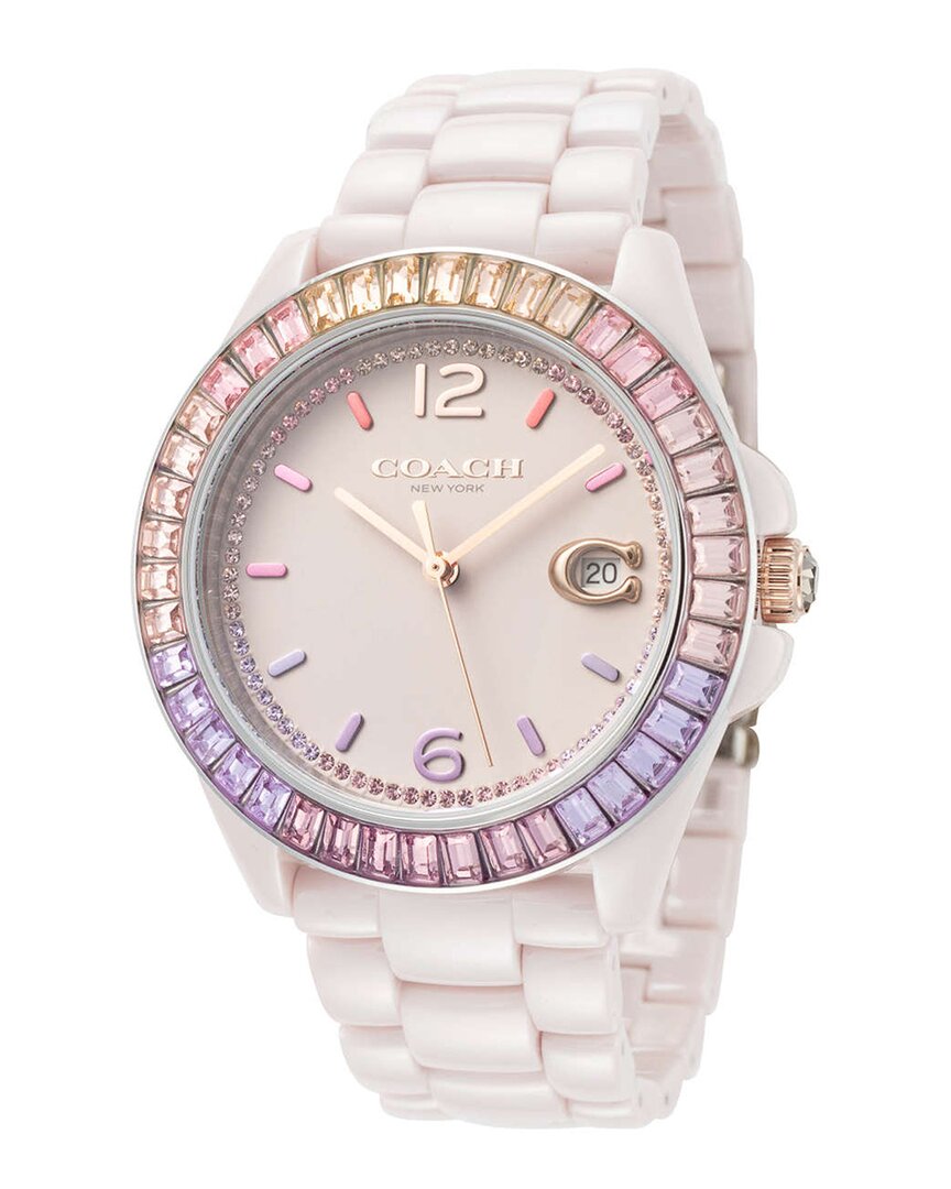 Coach Greyson 37.5mm Ceramic Watch