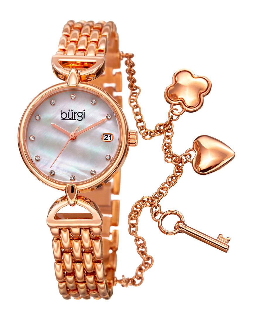 Burgi Women's Alloy Bracelet Watch